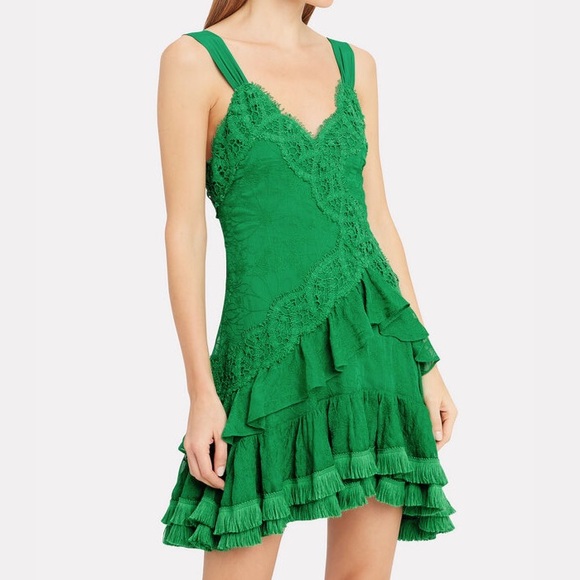 prairie guipure lace midi dress Self-Portrait One Shoulder Guipure-lace Midi Dress – Runway Catalog